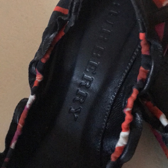 Burberry Printed Silk Lundie Ballerina - Picture 2 of 3